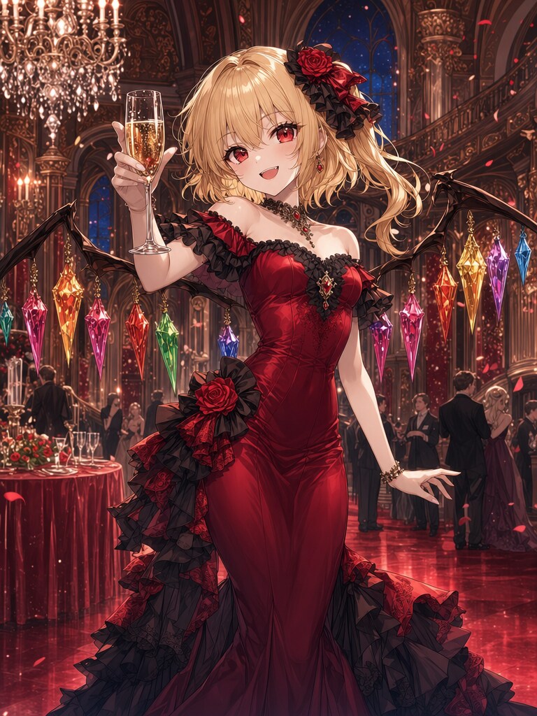 吸血鬼少女,ドレス | の人気AIイラスト・グラビア