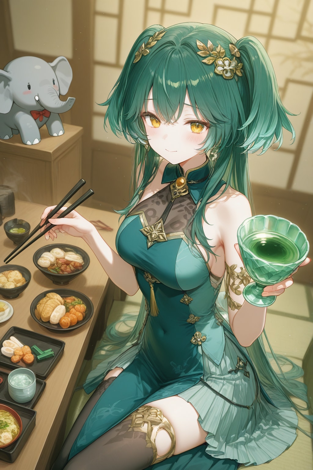 象箸玉杯 | の人気AIイラスト・グラビア