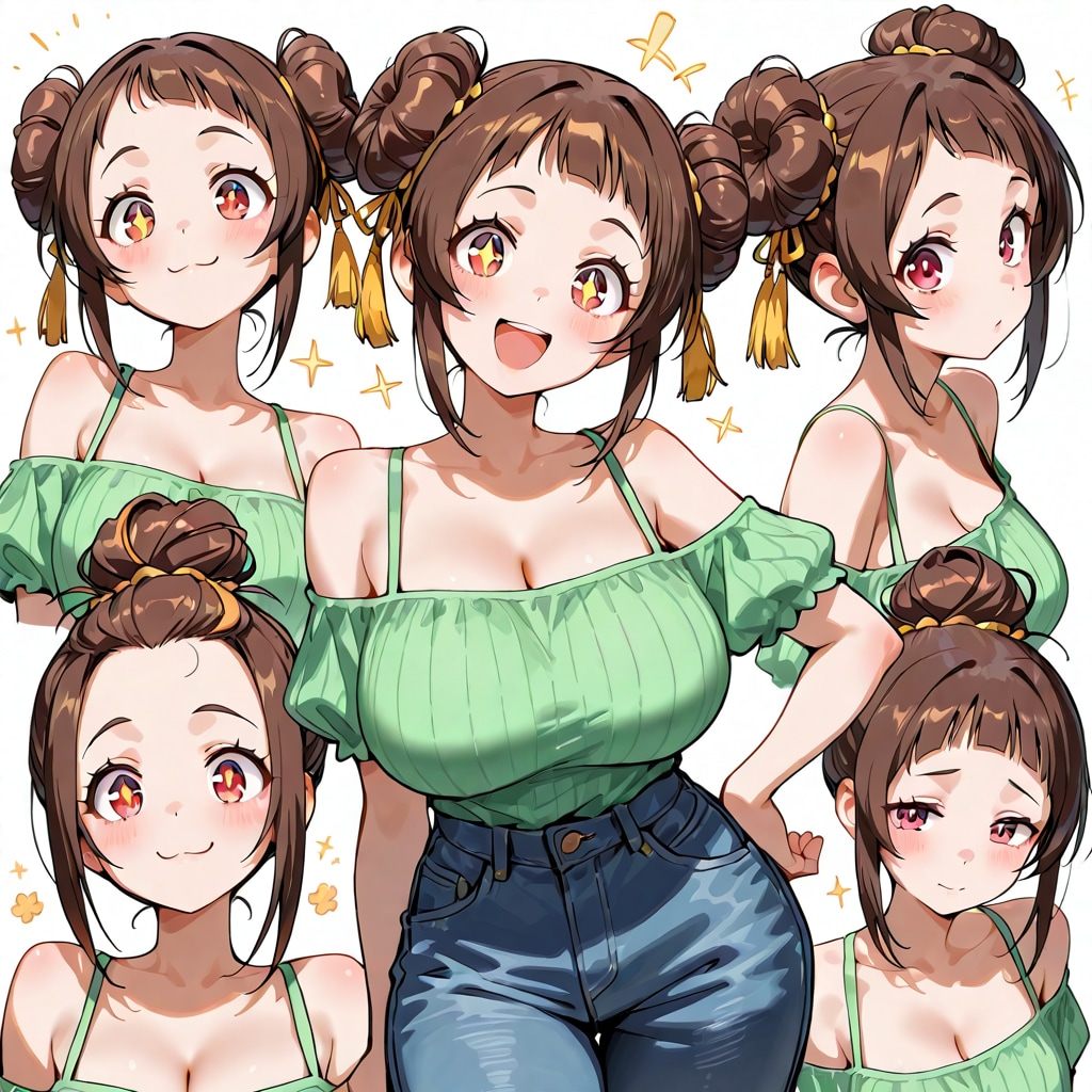 お団子ちゃん | の人気AIイラスト・グラビア