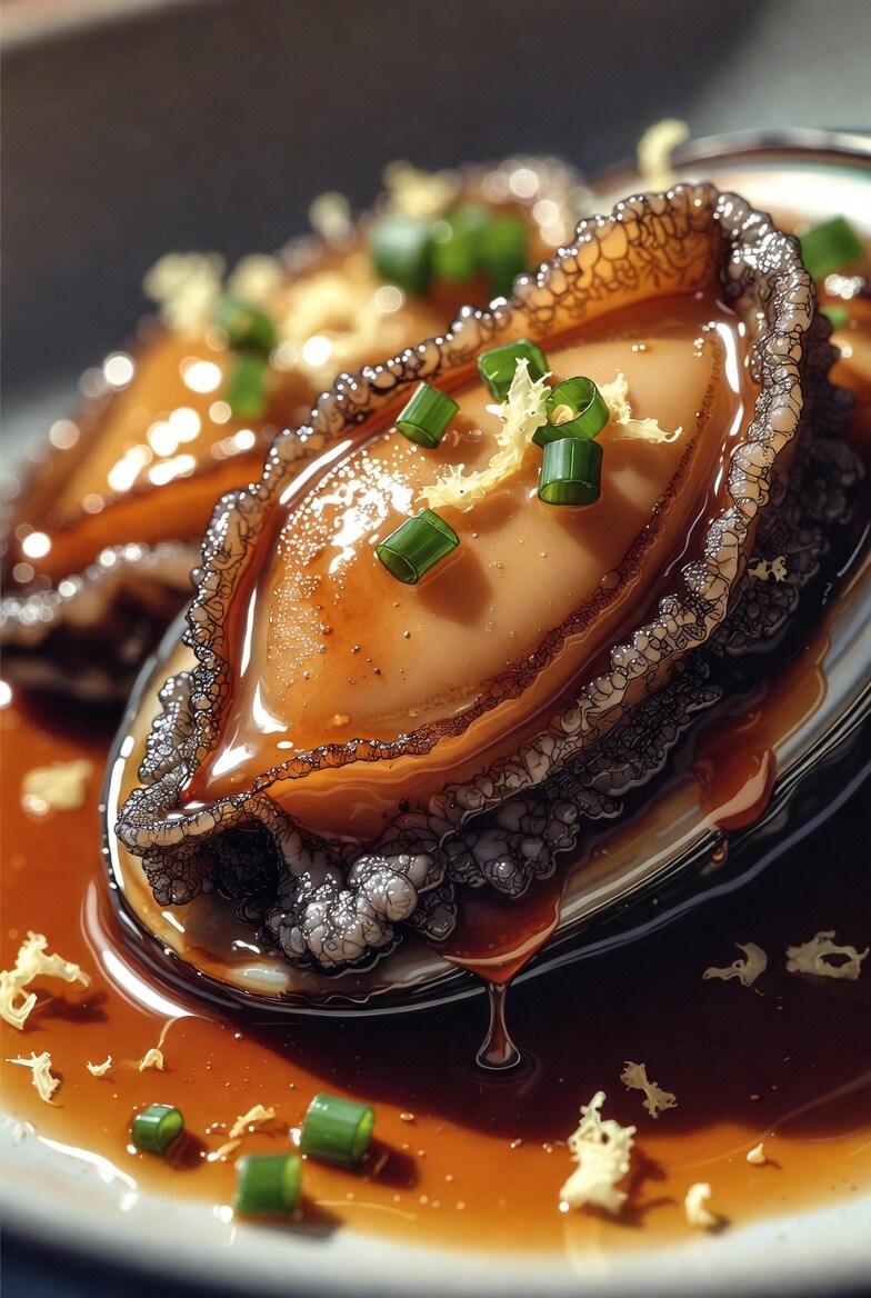 鮑のバター醤油仕立て