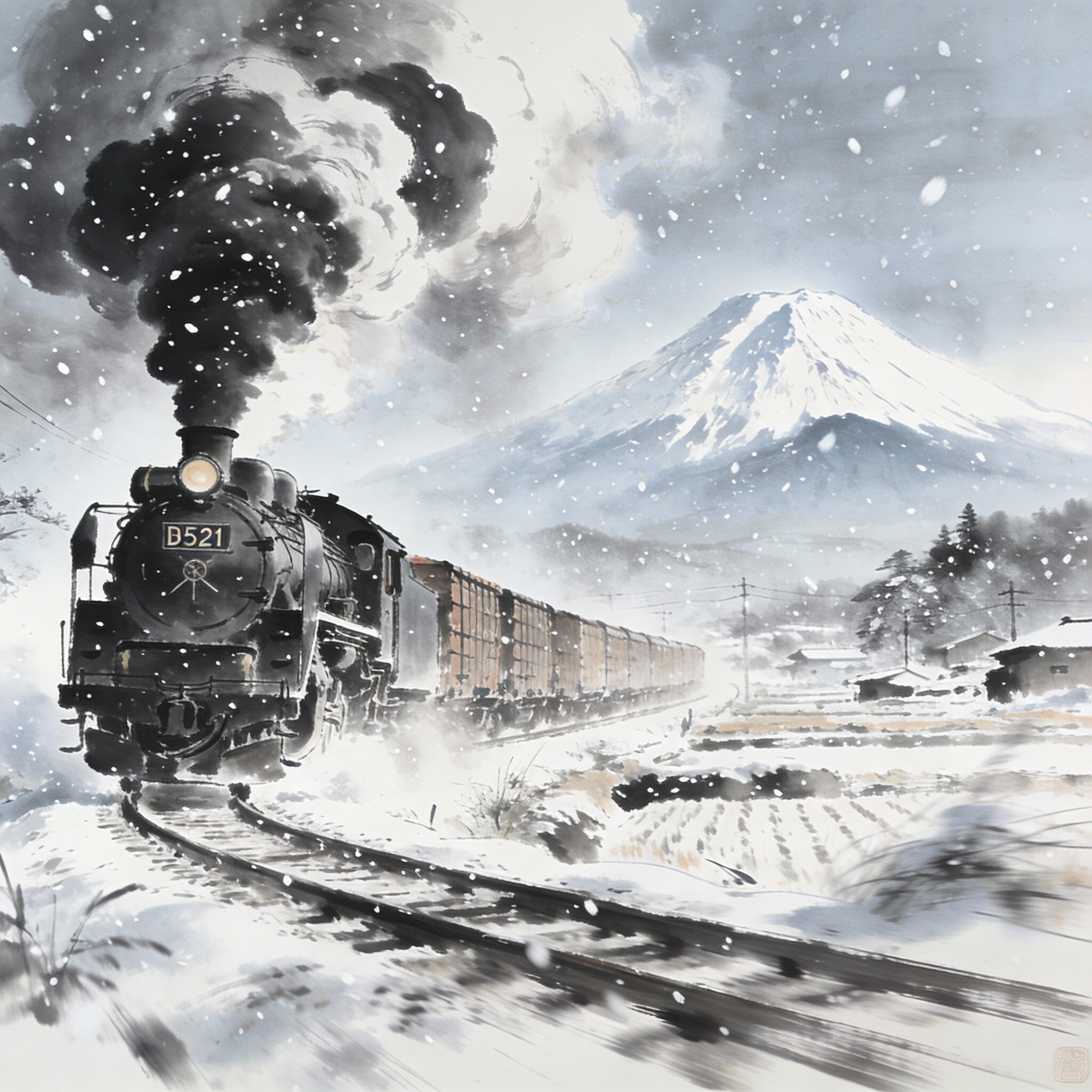 雪富士 | の人気AIイラスト・グラビア