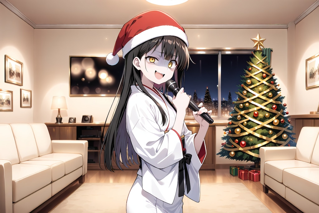 歌をうたうユウ子さん