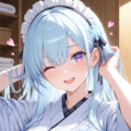 marisa家のスーパーメイドちゃん  温泉上がりに髪を乾かしている〇〇ちゃんシリーズ 2枚目