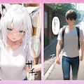 白上フブキ-漫画見てね♡ 2枚目