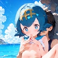 ポケモン　【スイレン】　やせいのスイレンがあらわれた♡ 10枚目