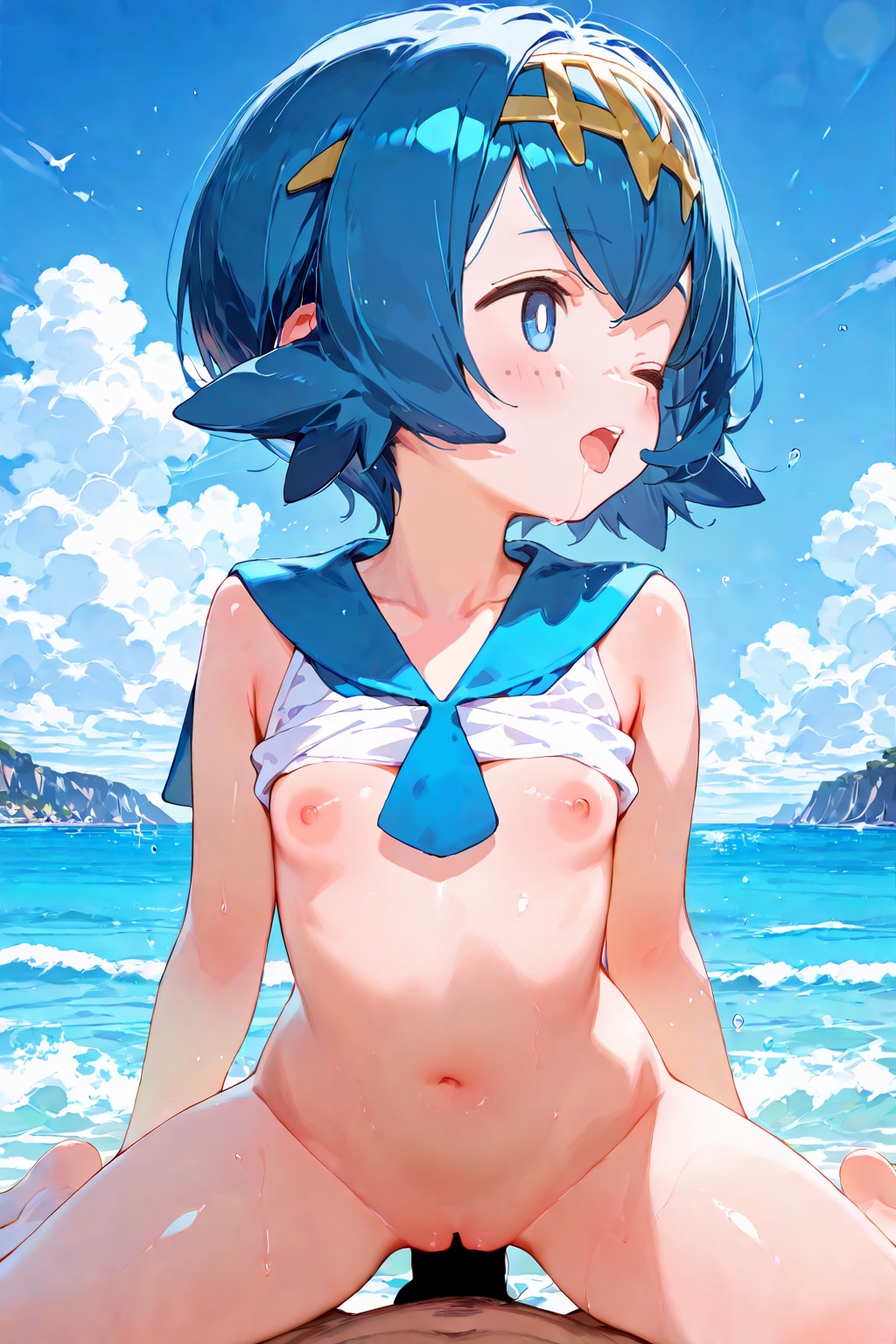 ポケモン　【スイレン】　やせいのスイレンがあらわれた♡