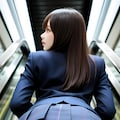 パンチラ　お尻×エスカレーター 2枚目