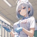 何か嫌そうなナースさん 3枚目