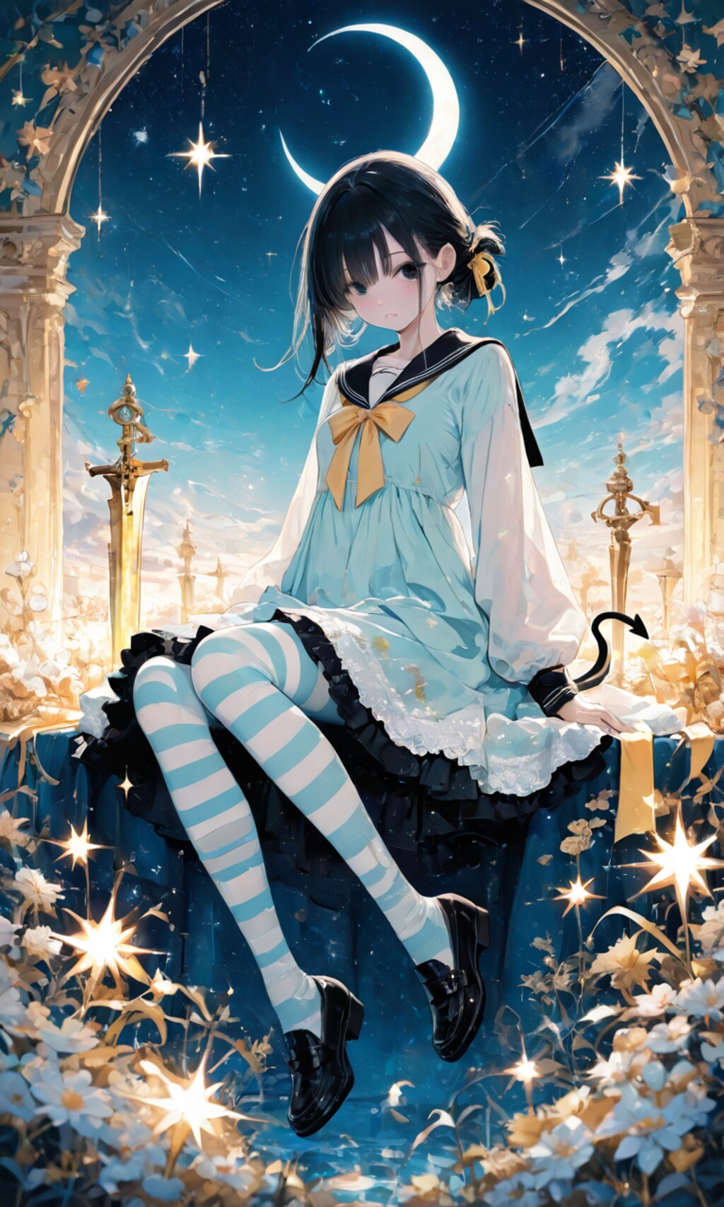 月夜に魔法少女