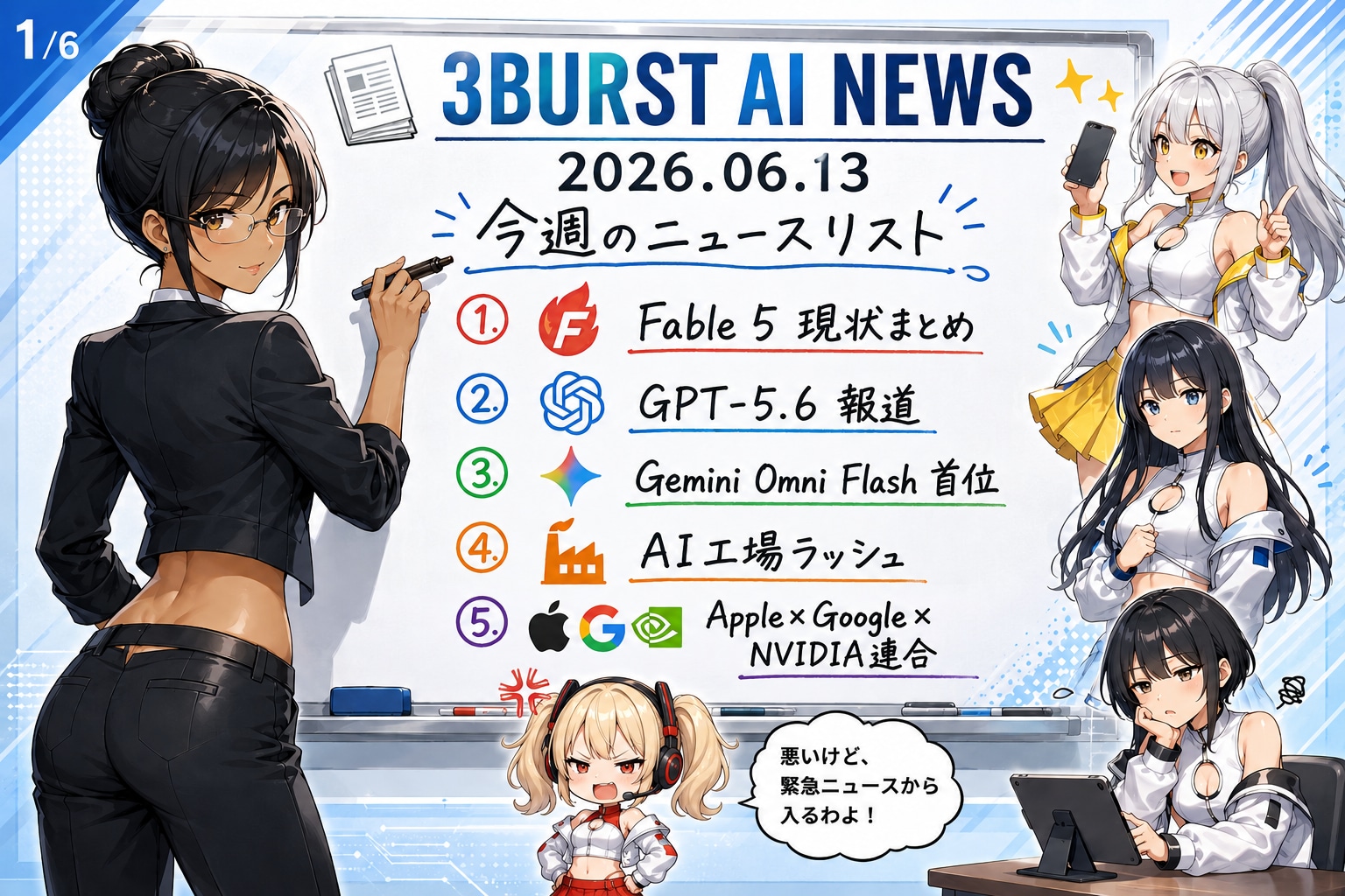今週の、3BURST AI NEWS（2026.06.13）