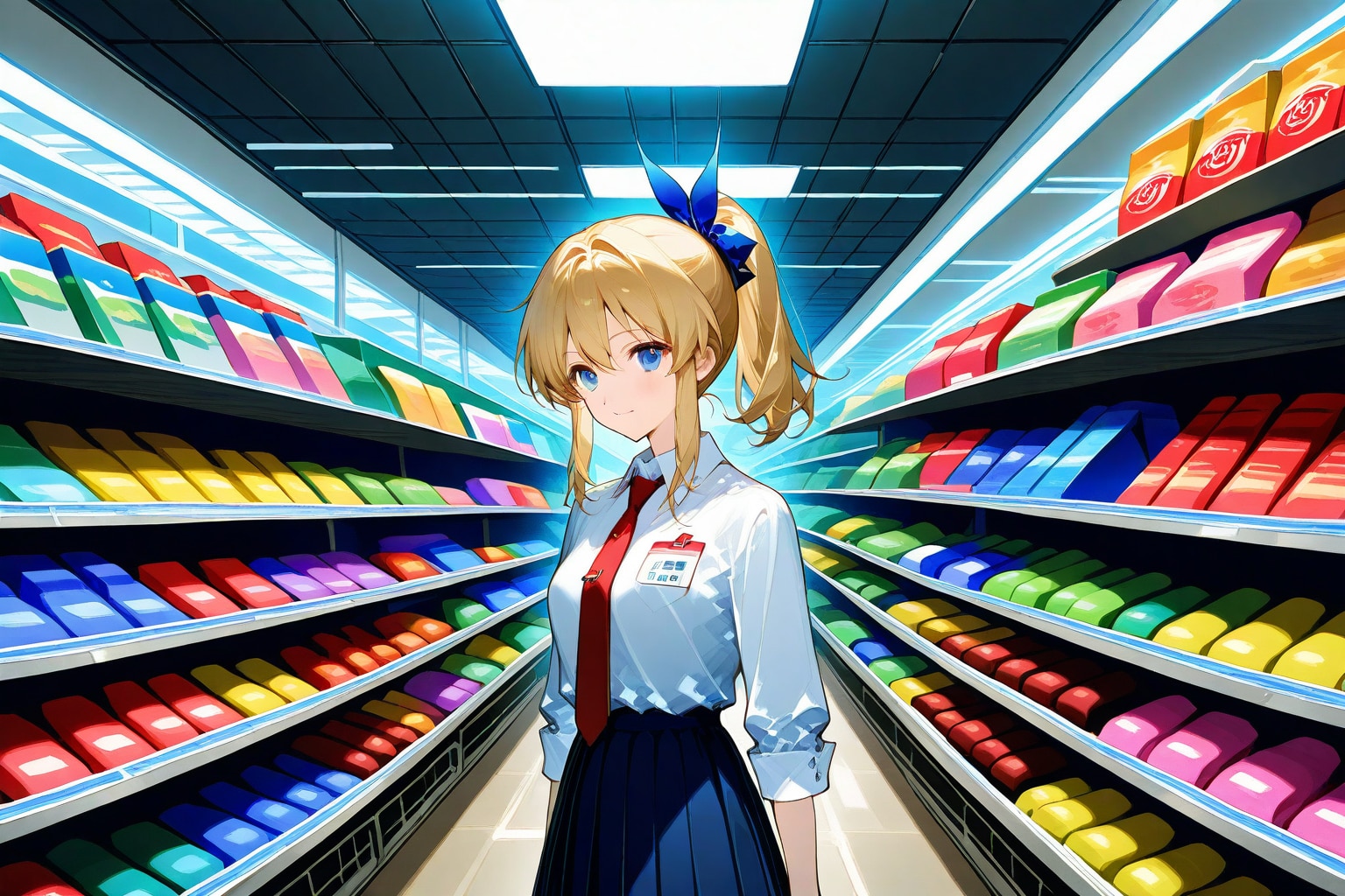 スーパーちちぷい閉店セール　〜全てを売り尽くす時〜 | の人気AIイラスト・グラビア