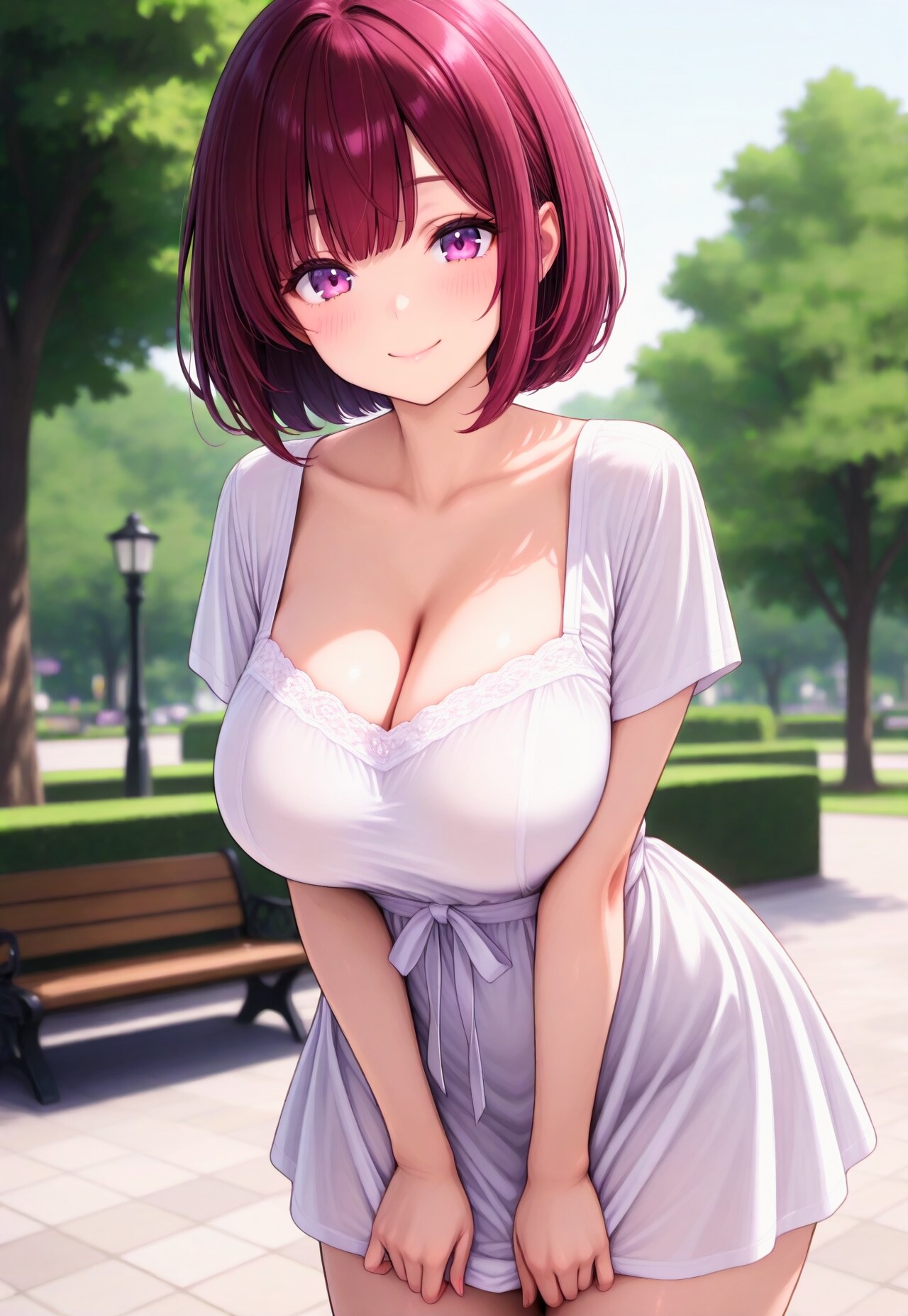 380（白いワンピ）