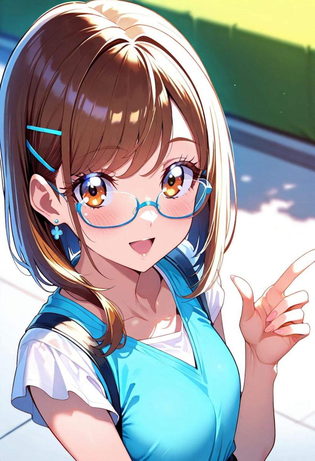 茶髪娘