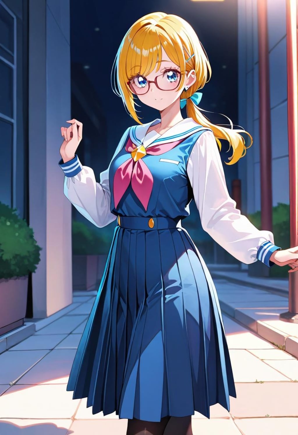 茶髪娘