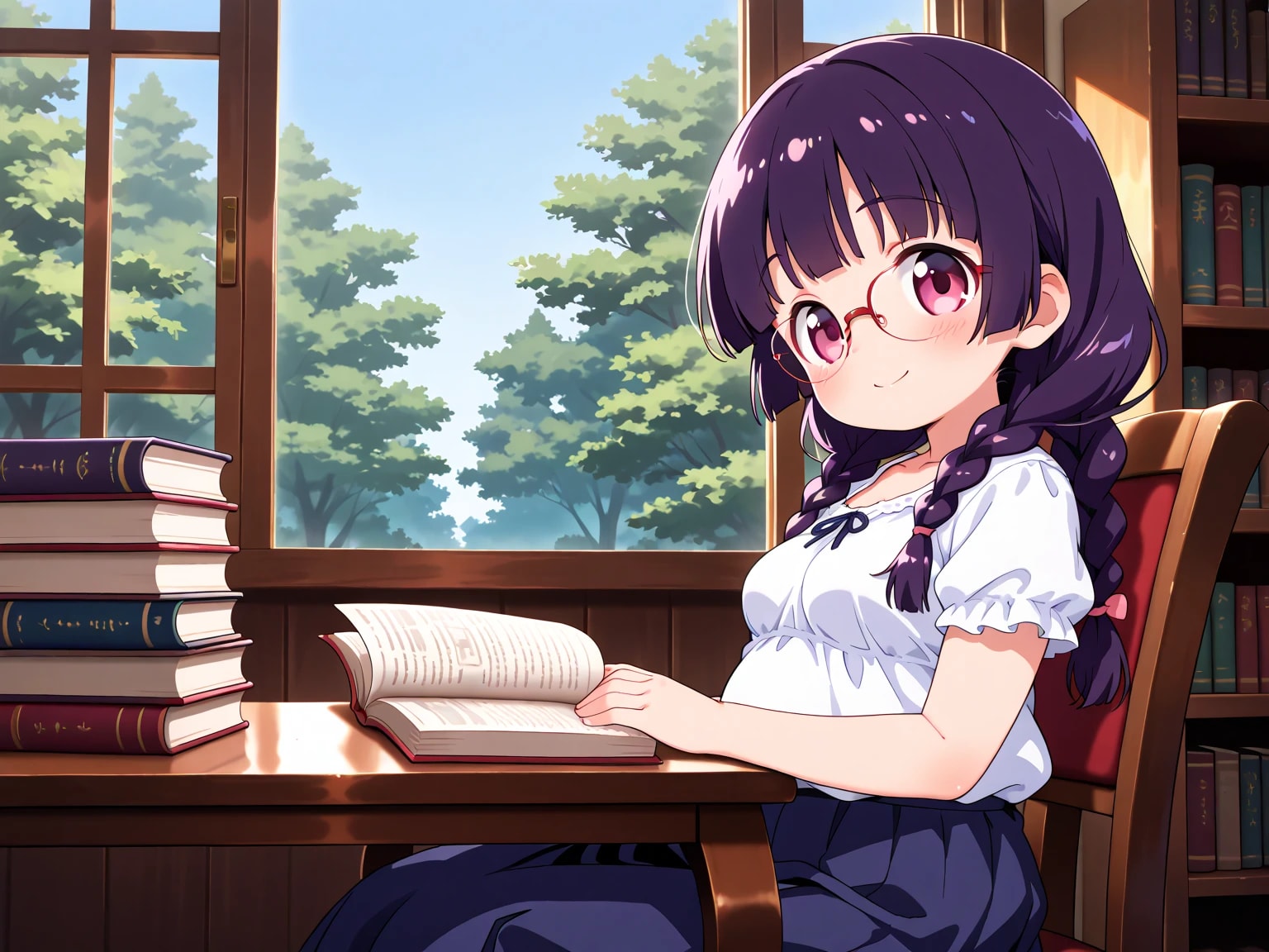 図書館のゆうこちゃん | の人気AIイラスト・グラビア
