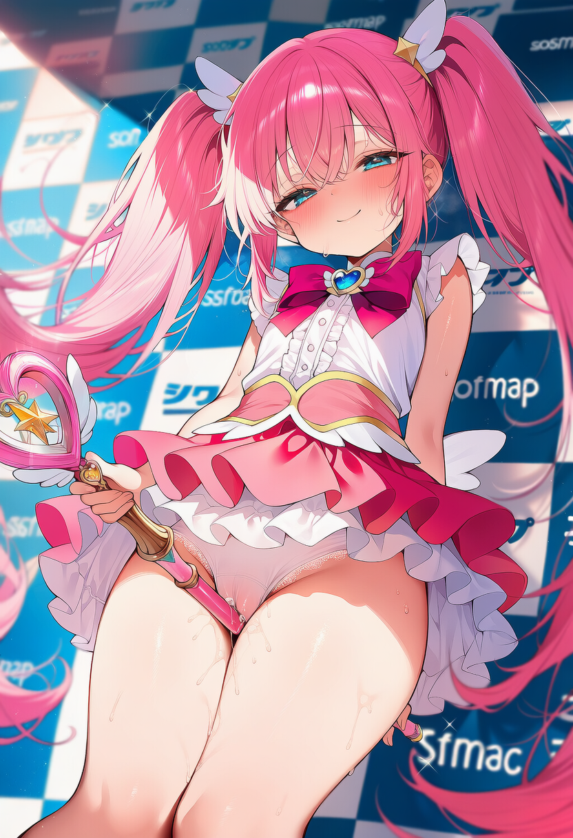 魔法少女　パンチラ
