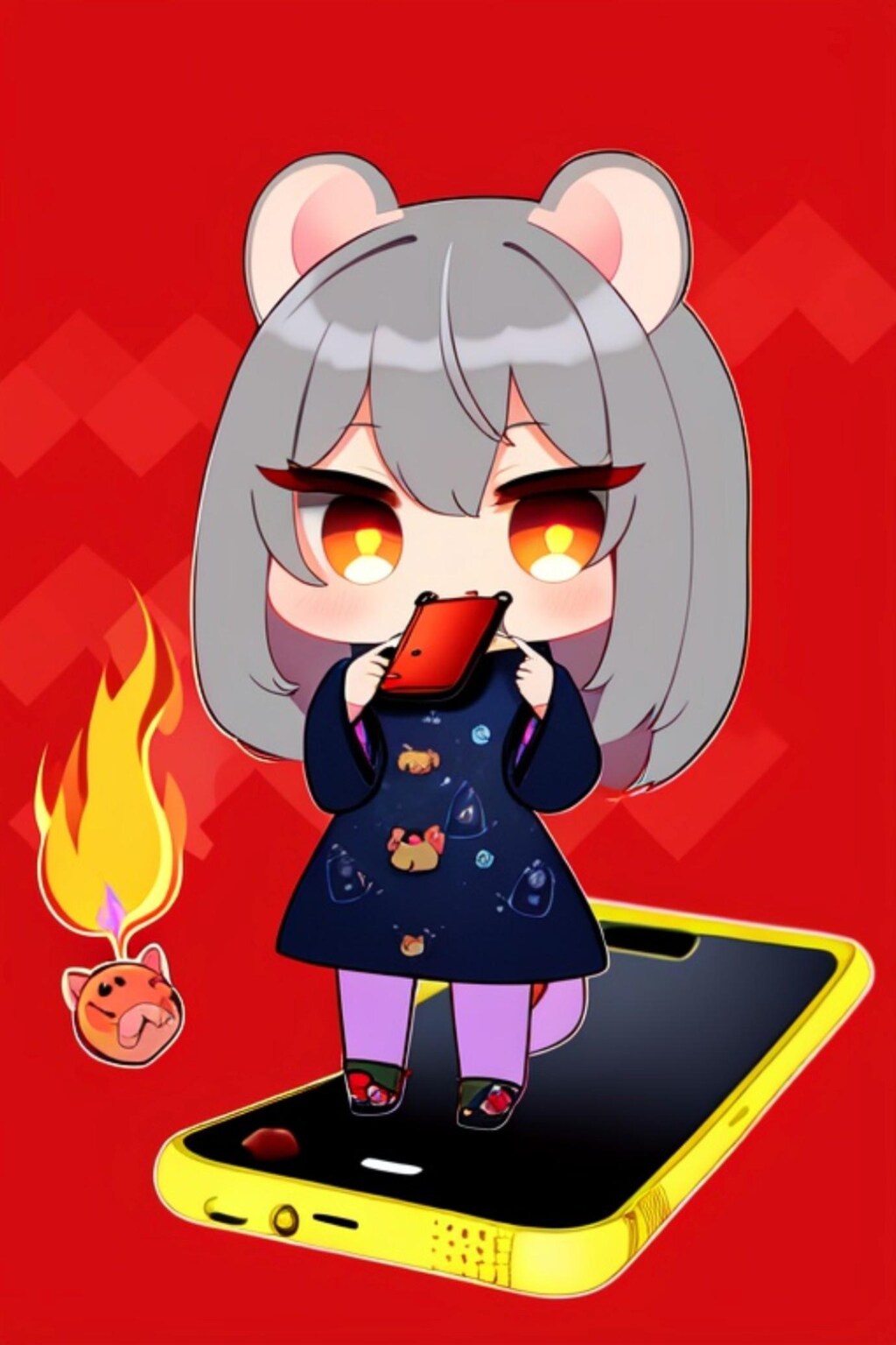 緩めの女児アニメキャラ