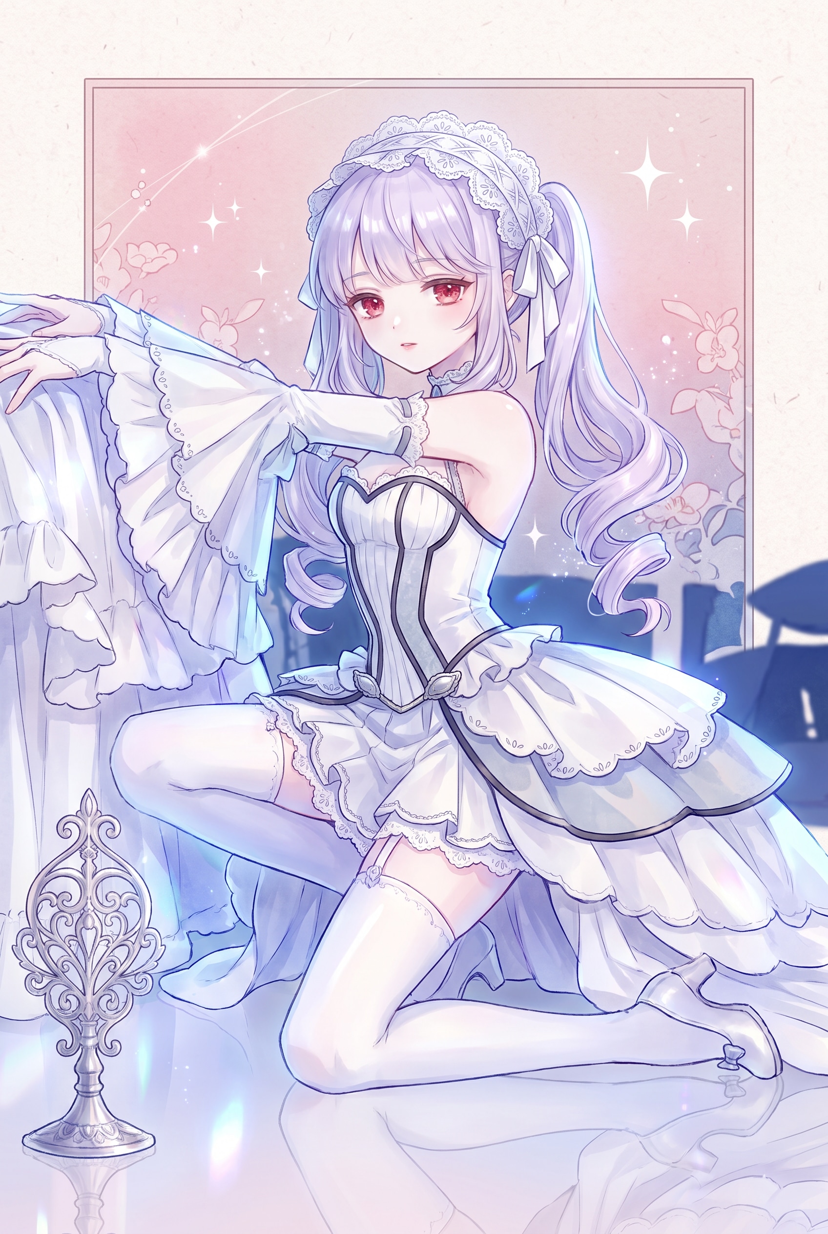 薄紫髪の白薔薇 | の人気AIイラスト・グラビア