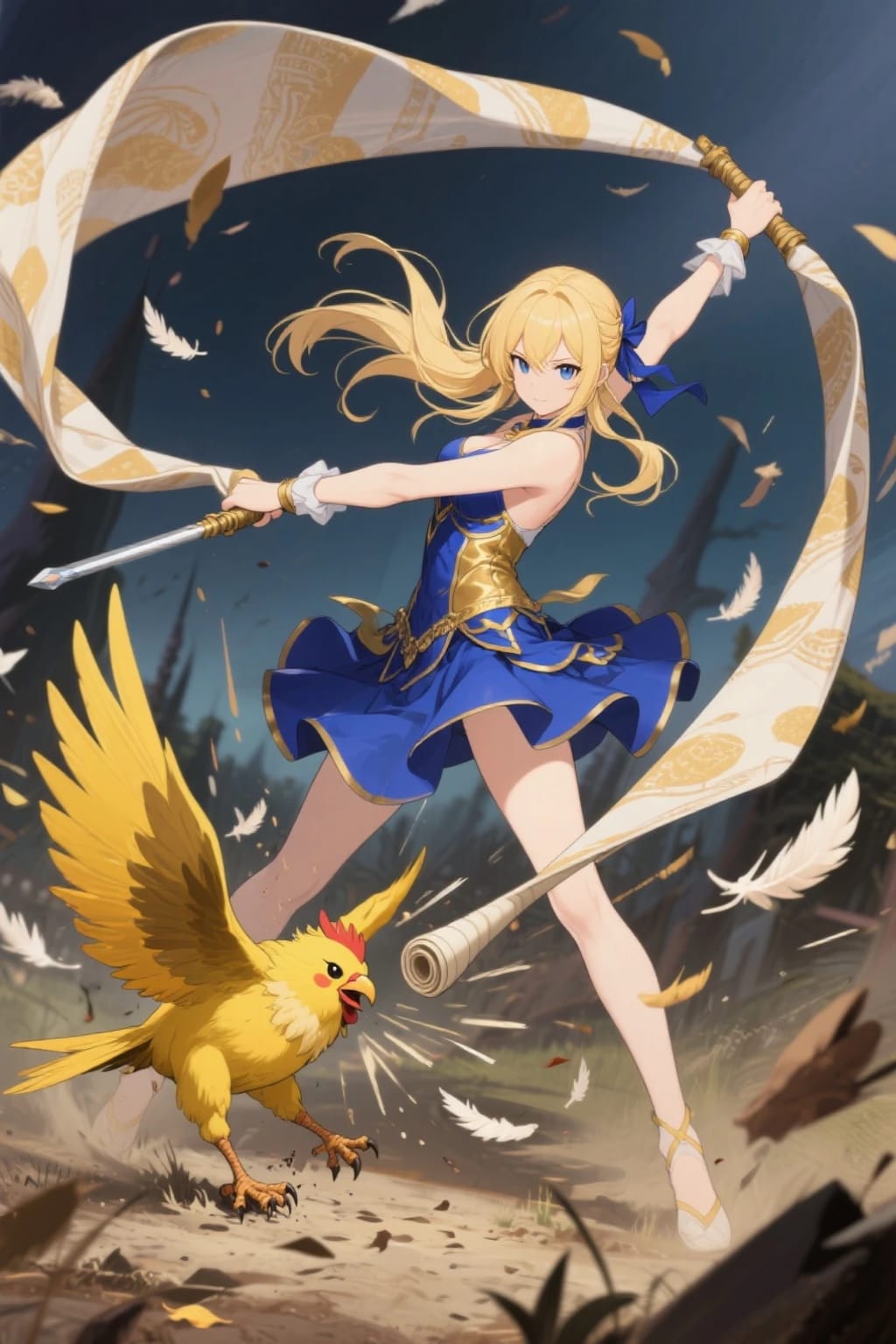 踊るアグリアス