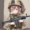 少女歩兵のおしっこ 3枚目