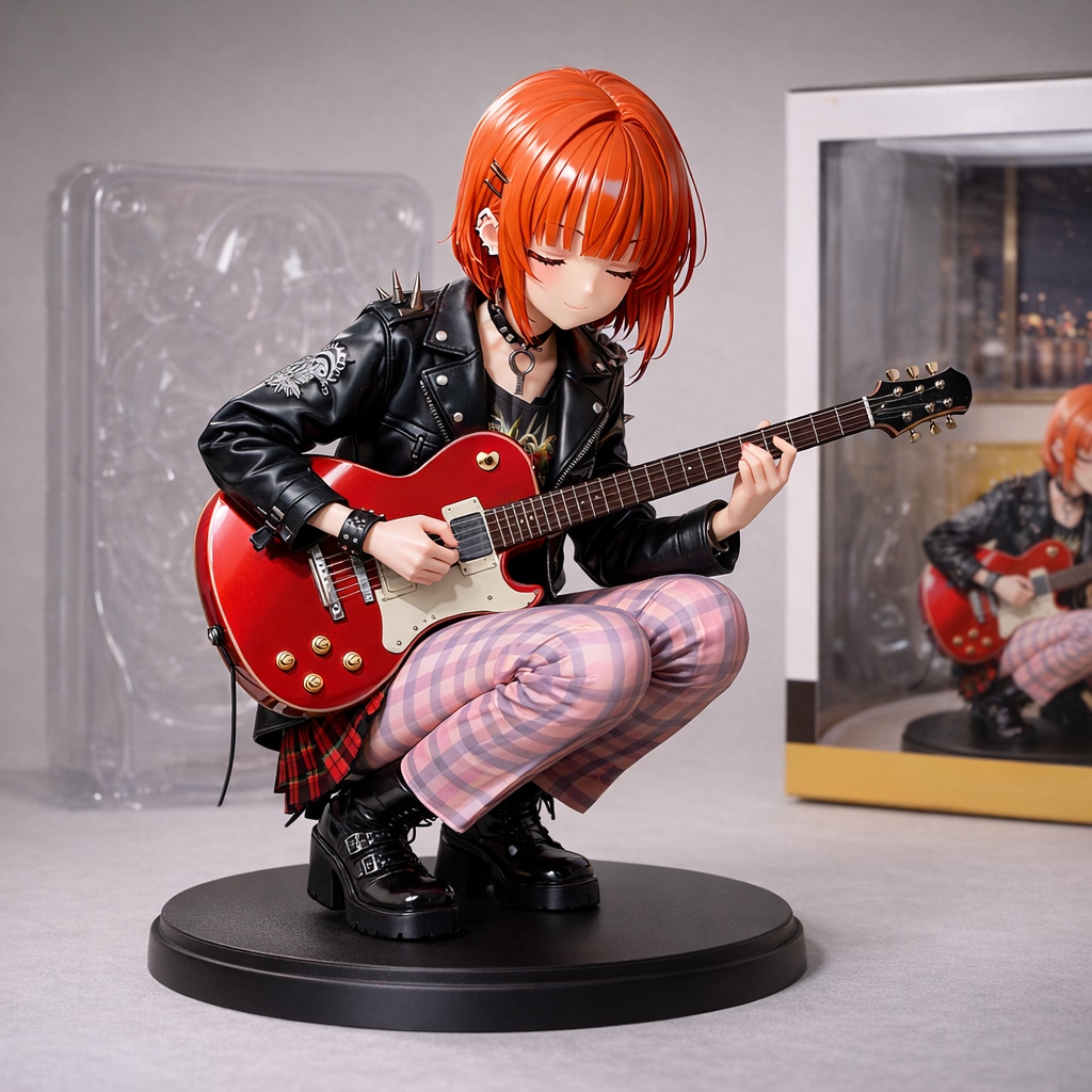 しゃがんでギターを弾く双葉 | の人気AIイラスト・グラビア