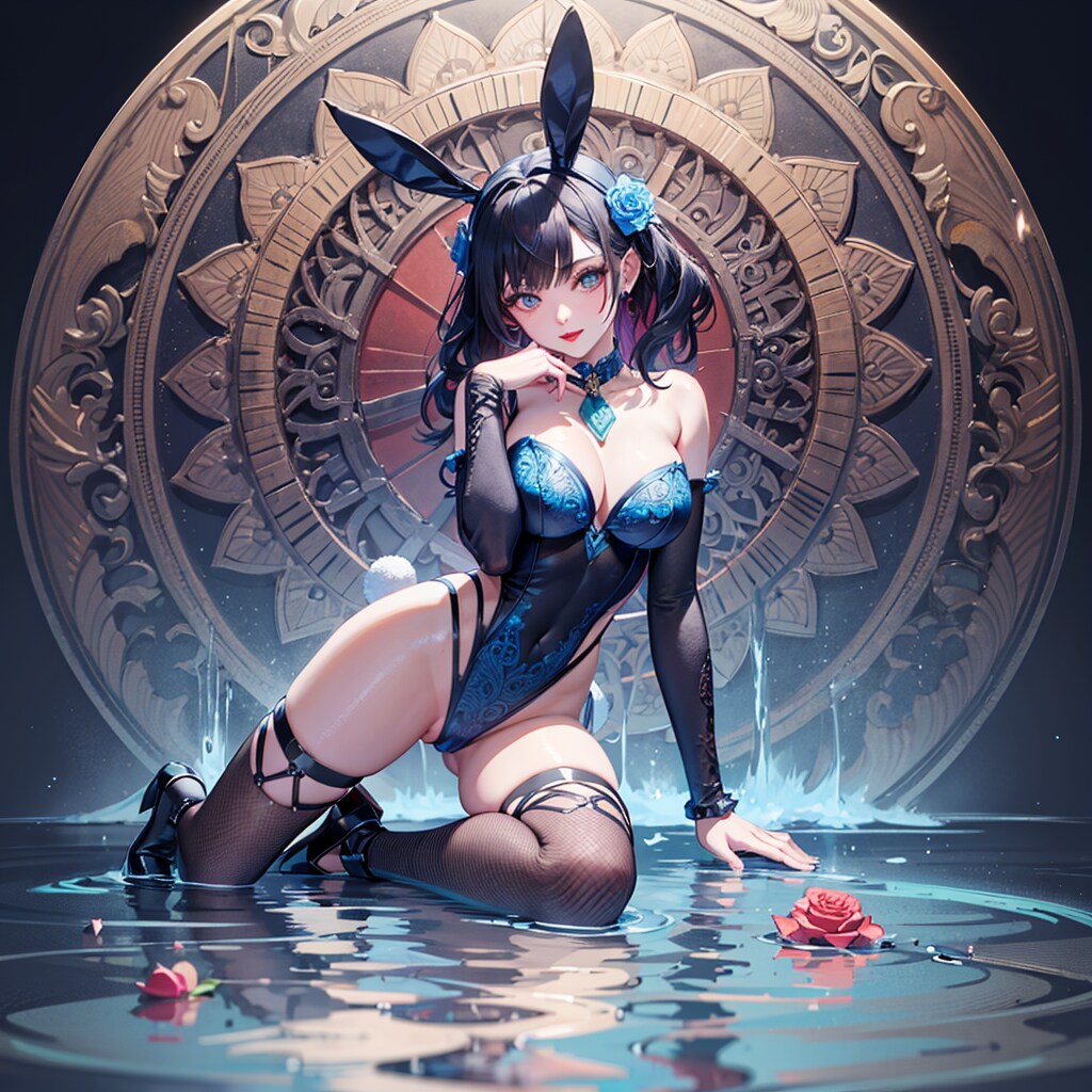 水も滴るいいバニー