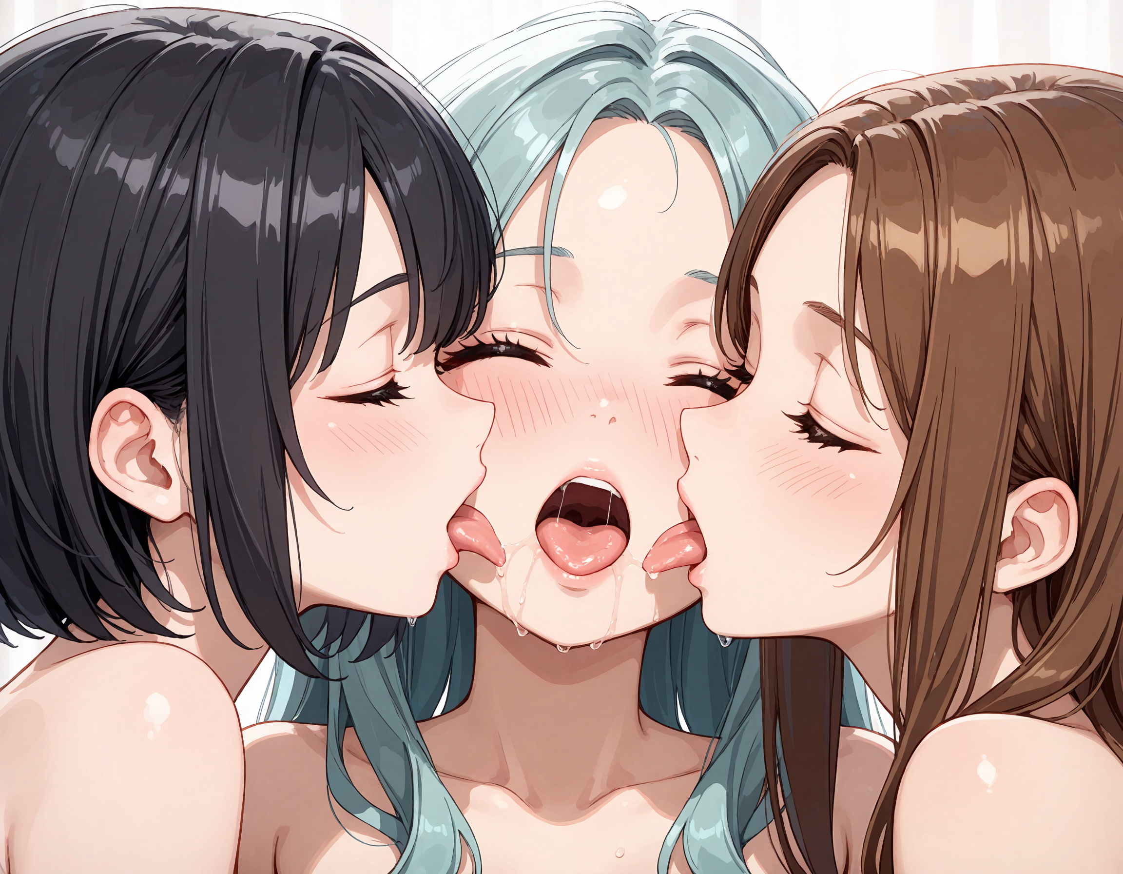 スリーサム・キス😘