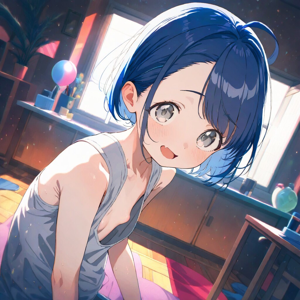 青髪ちゃん