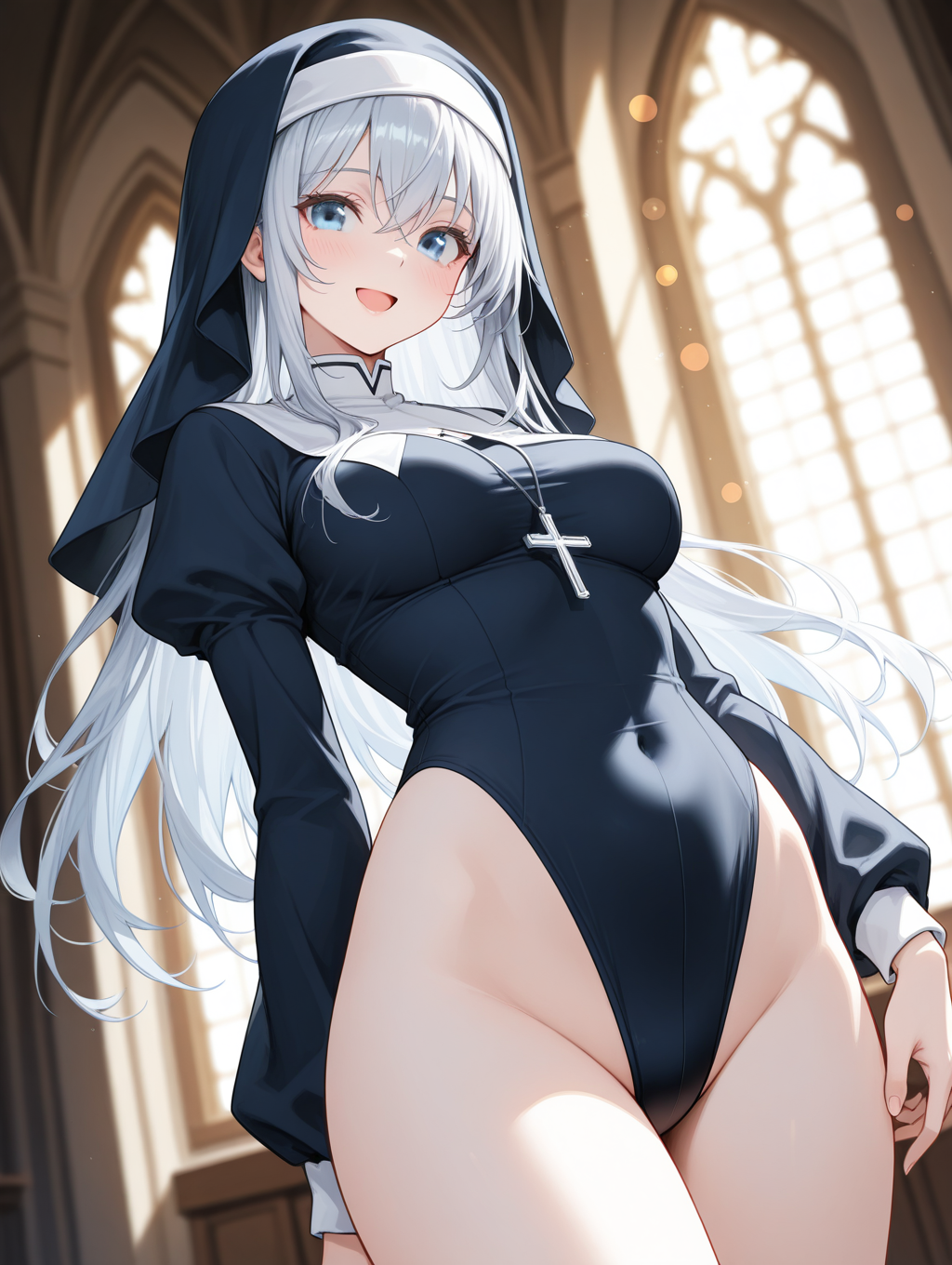 修道服xレオタード #霜月澄華