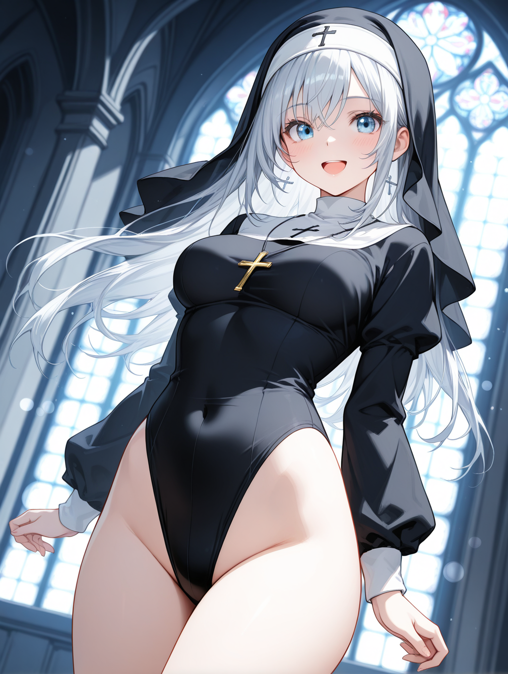 修道服xレオタード #霜月澄華