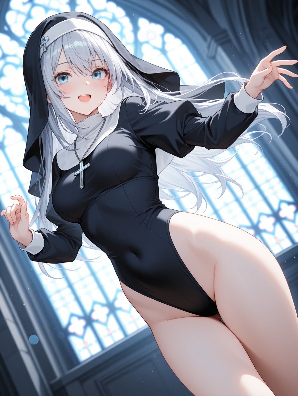 修道服xレオタード #霜月澄華