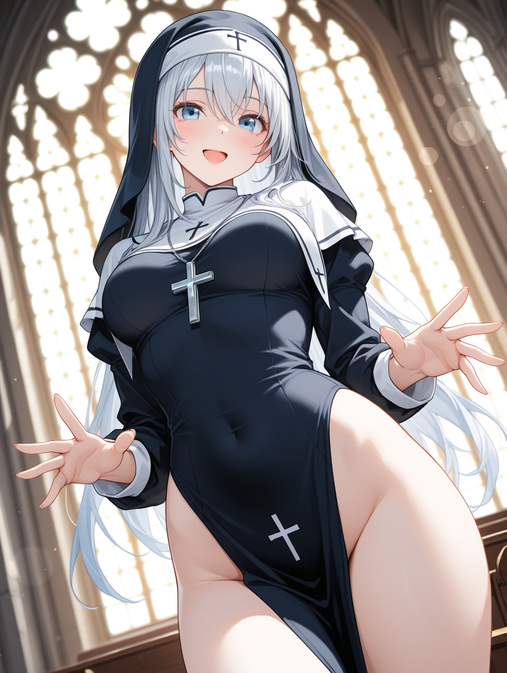 修道服xレオタード #霜月澄華