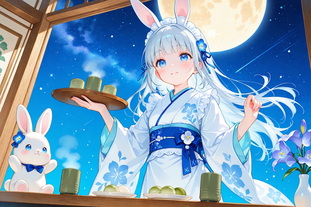 月からやってきました