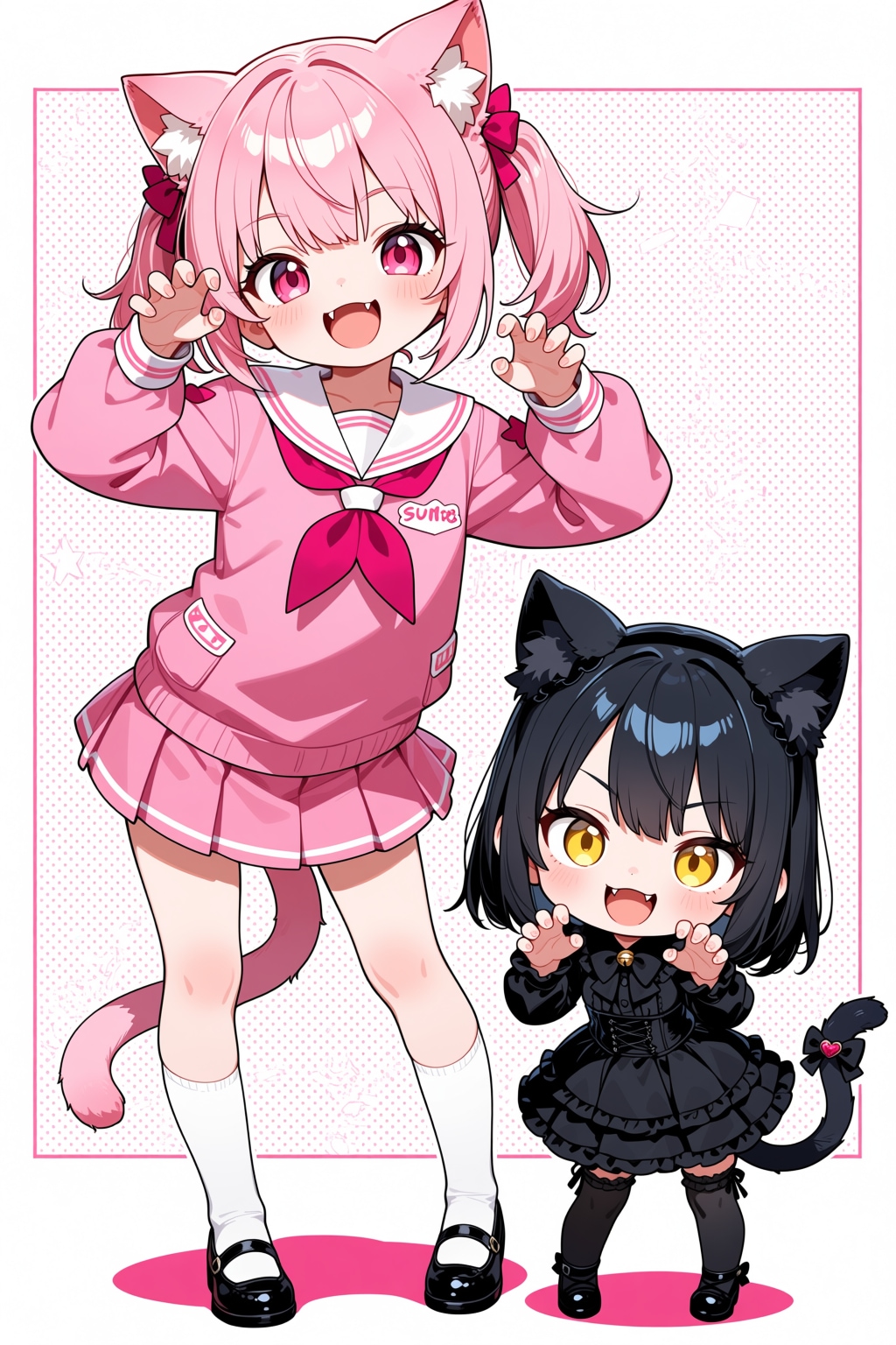 ねこちゃんとちびくろ