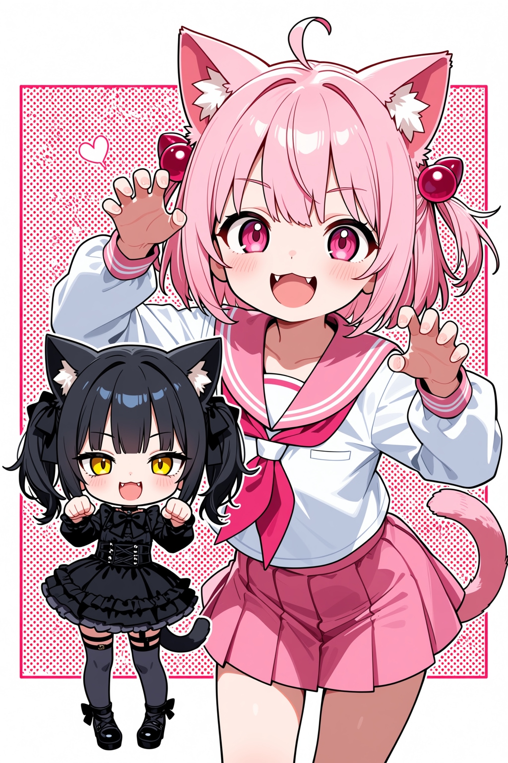 ねこちゃんとちびくろ