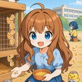 ひよこを育てる小さな女の子 4枚目