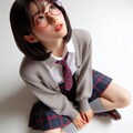 眼鏡女子 楓のウチノコちゃんチャレンジ 3枚目