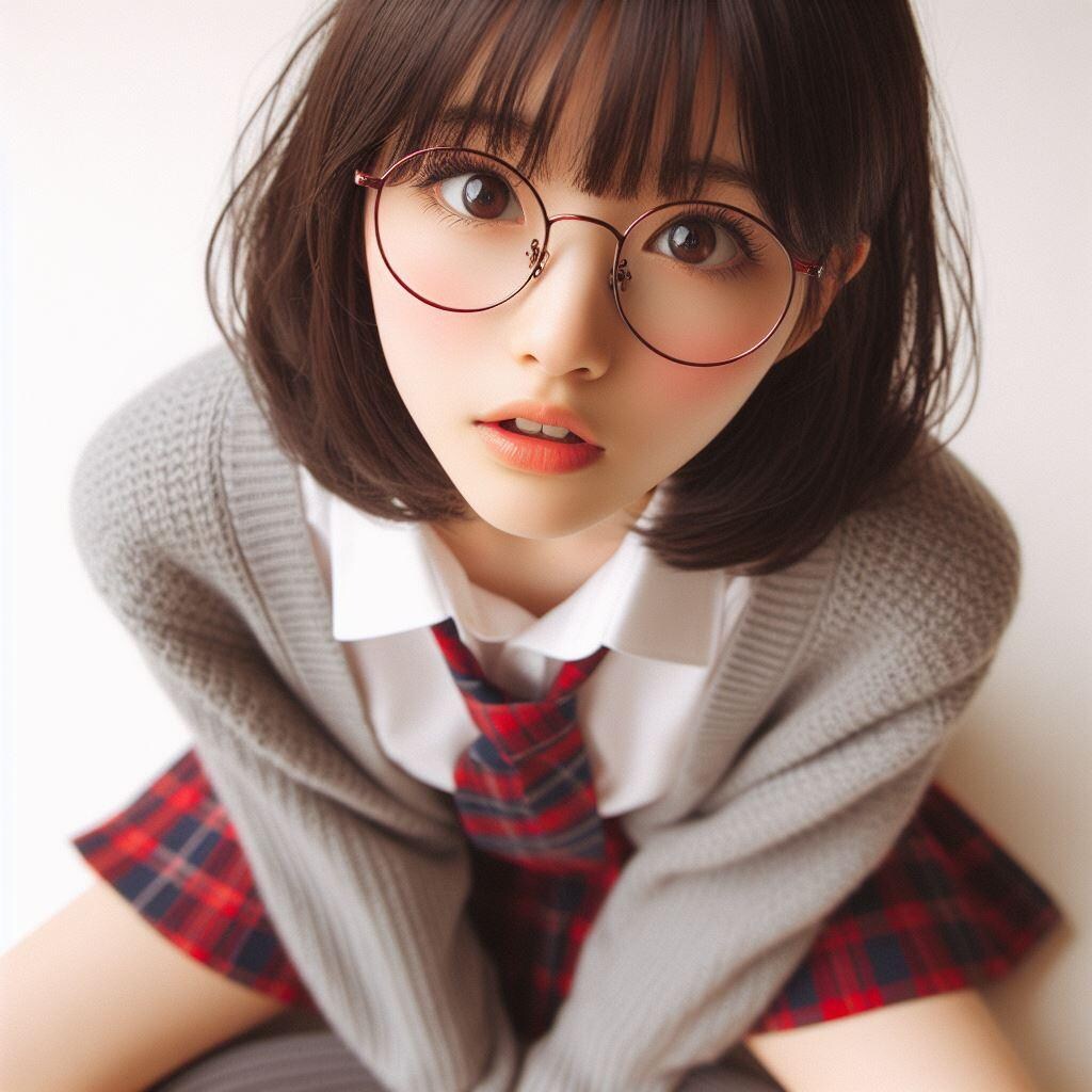 眼鏡女子 楓のウチノコちゃんチャレンジ