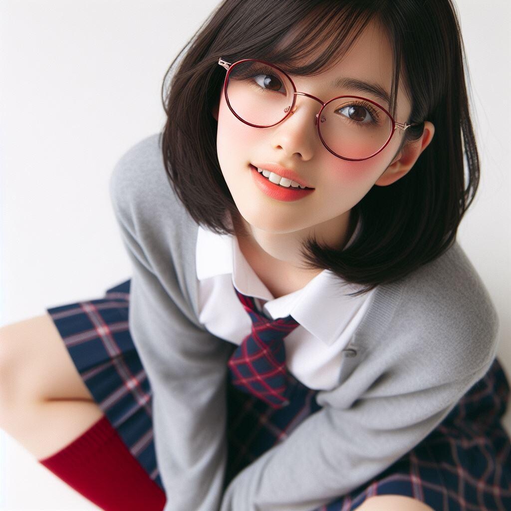 眼鏡女子 楓のウチノコちゃんチャレンジ