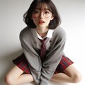 眼鏡女子 楓のウチノコちゃんチャレンジ 9枚目