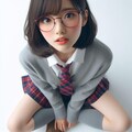 眼鏡女子 楓のウチノコちゃんチャレンジ 7枚目