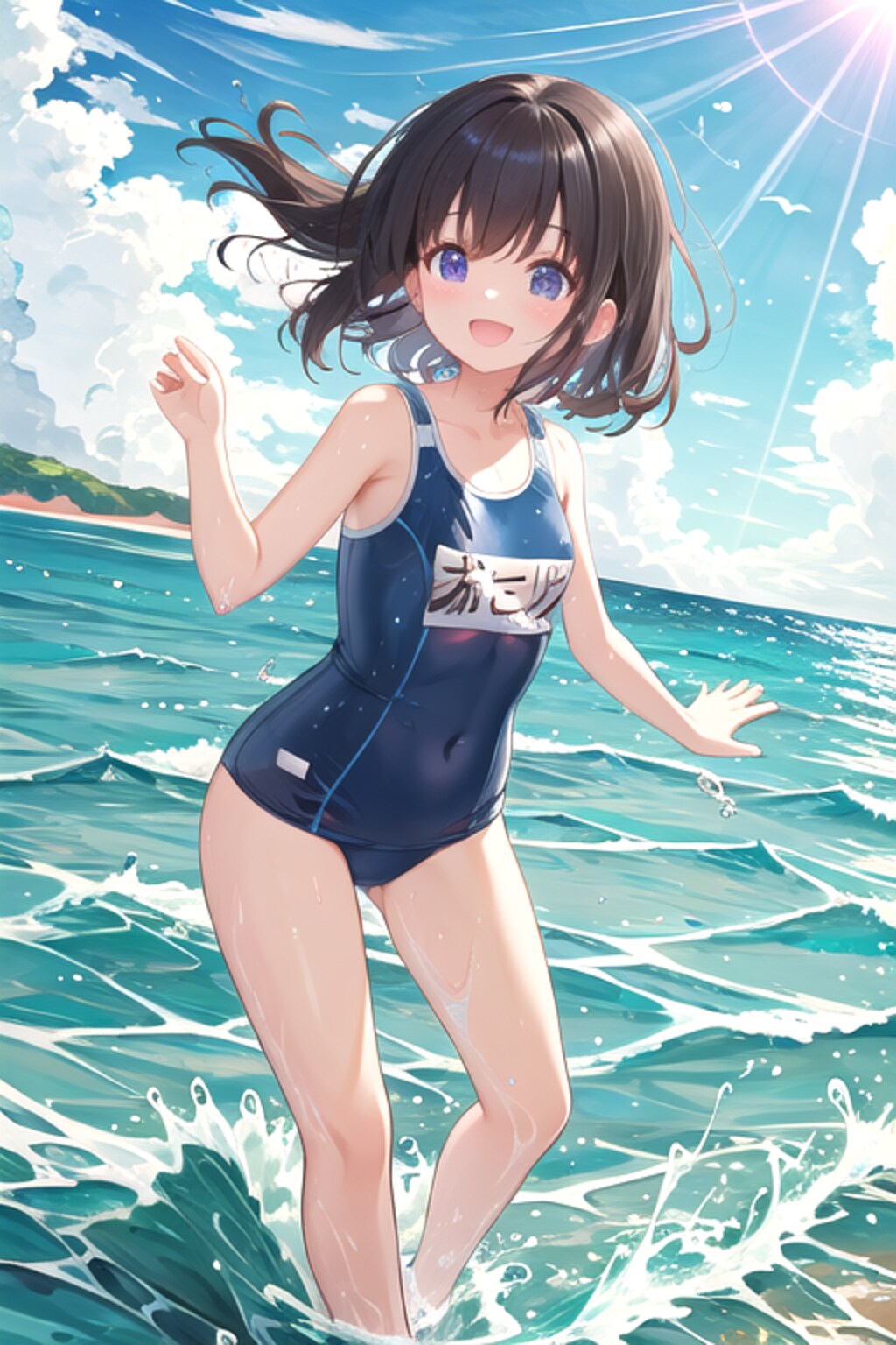 スク水の女の子