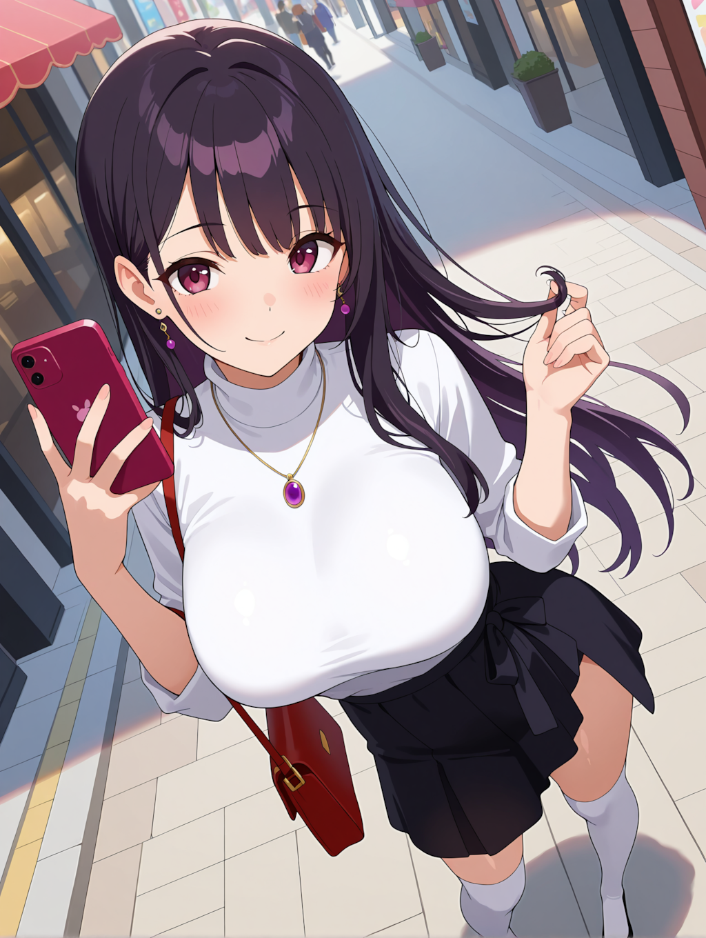 タートルネックの涼音さん