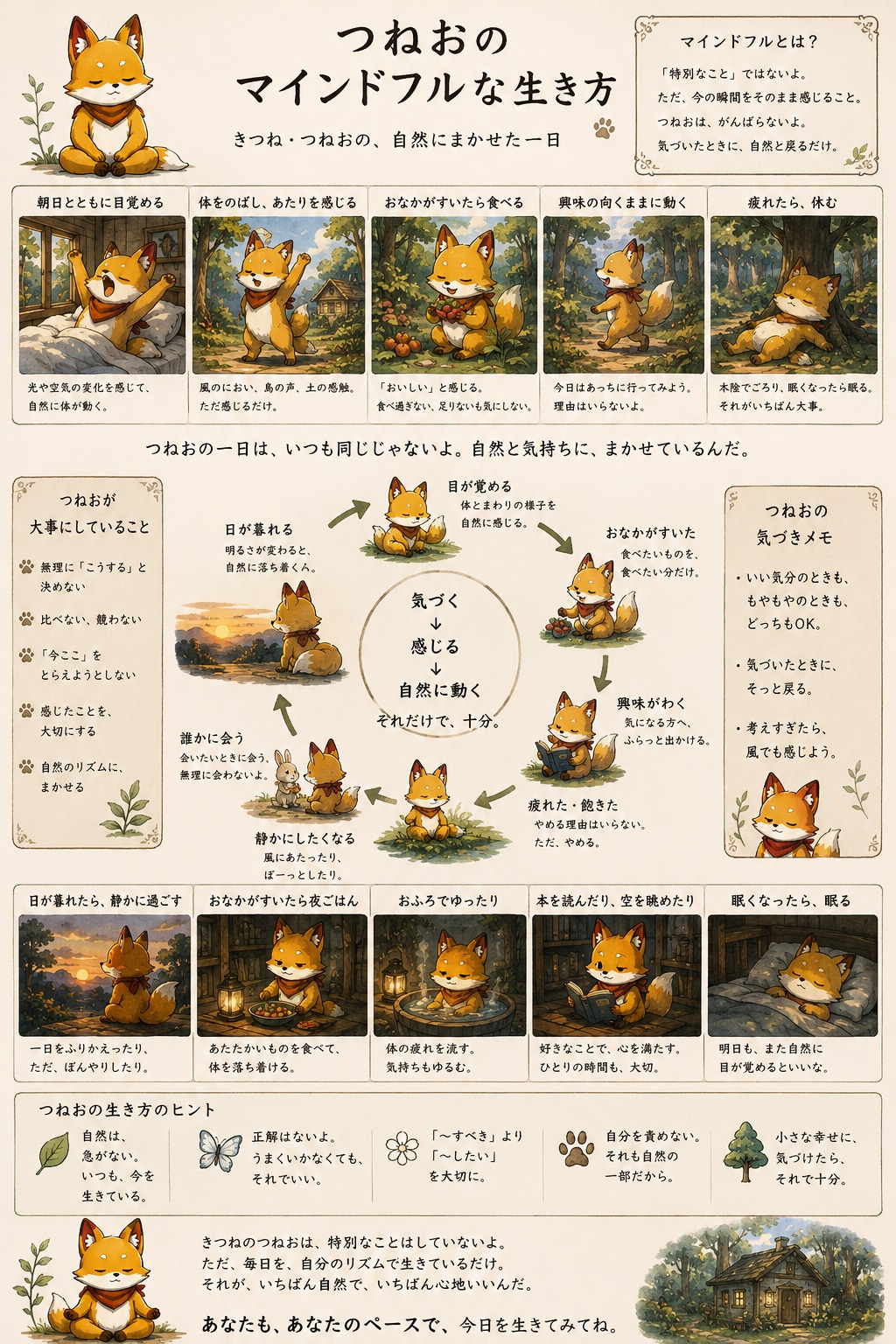 【試作】つねおの生き方