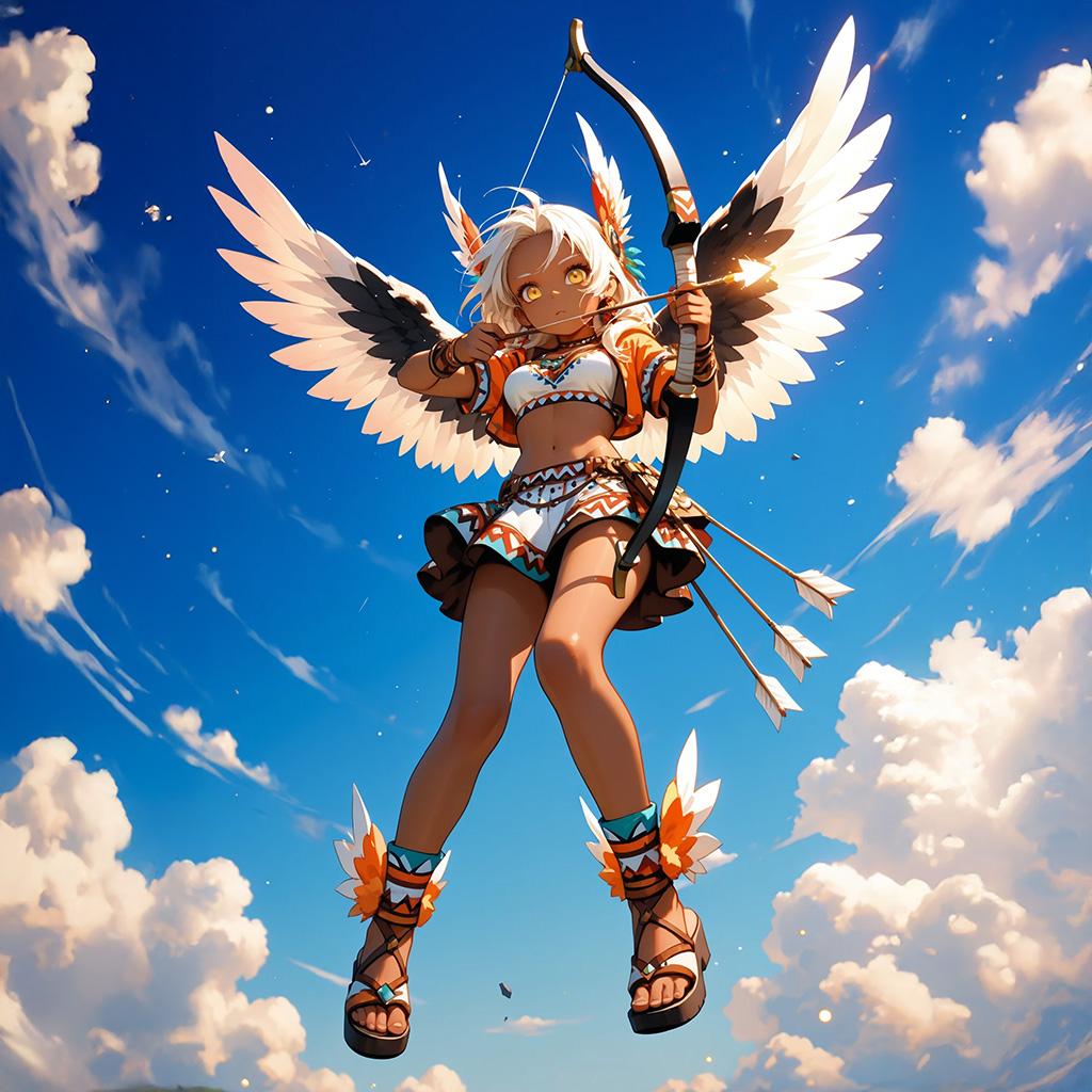 翼人のアーチャーB | の人気AIイラスト・グラビア