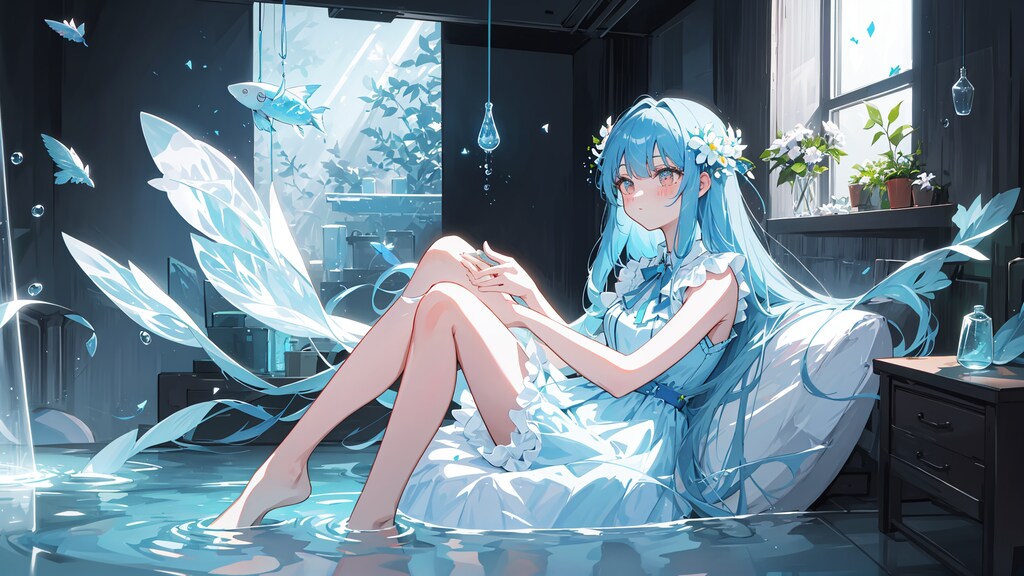 青に溶ける