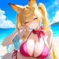 ミラさん　ピンクビキニ 2枚目