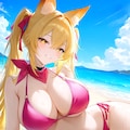 ミラさん　ピンクビキニ 4枚目
