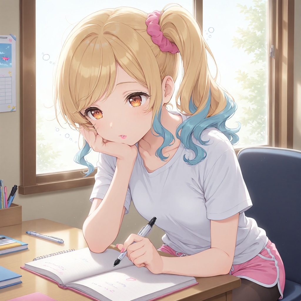 ね、ね、頑張って！ 寝落ちしないで！