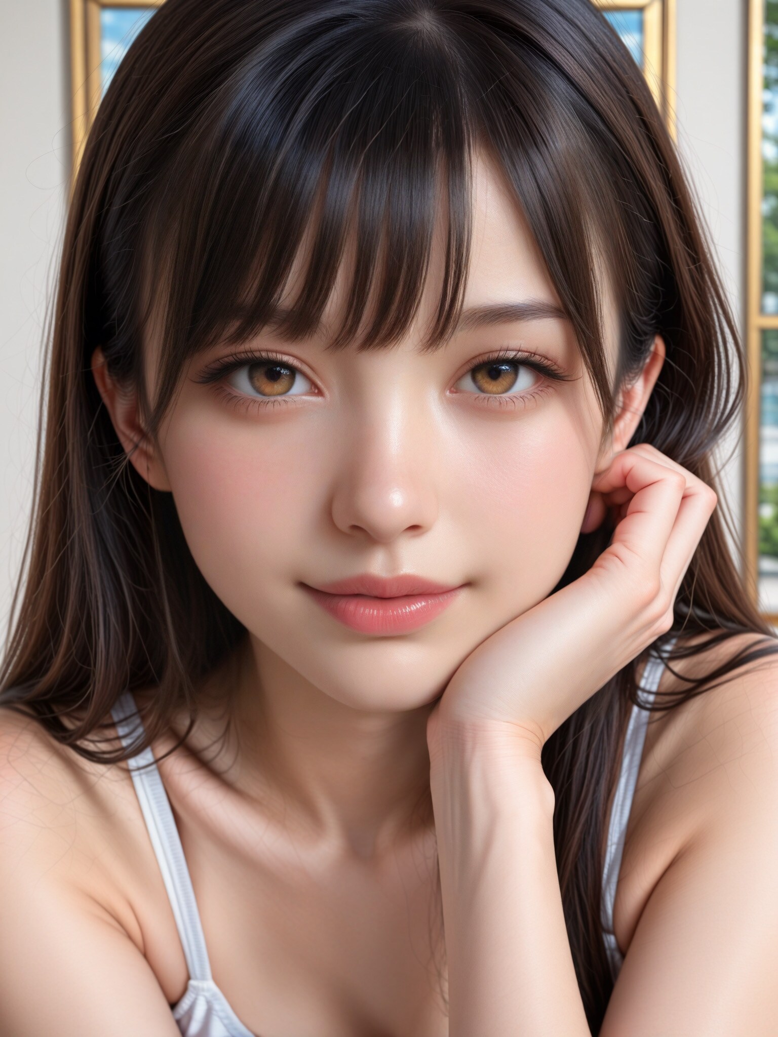 顔アップ
